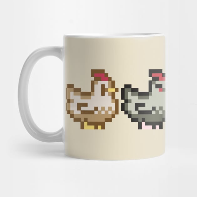 Pixel Chickens by TASCHE